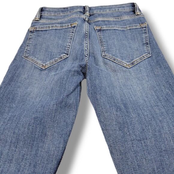 Allsaints Jeans Size 24 23x26.5 All Saints Mast Skinny Jeans Stretch Altered Hem - Picture 5 of 7